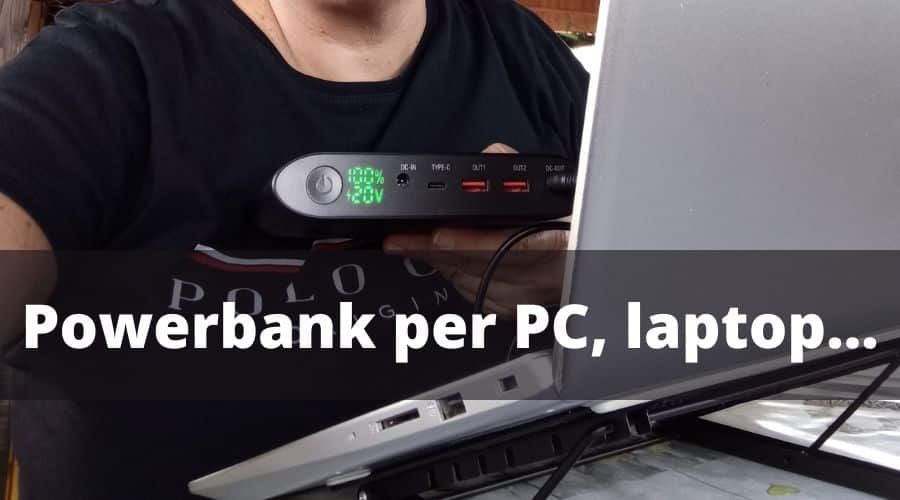 Powerbank per pc, notebook e tablet