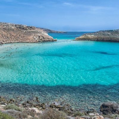 oto della spiaggia dei conigli a Lampedusa