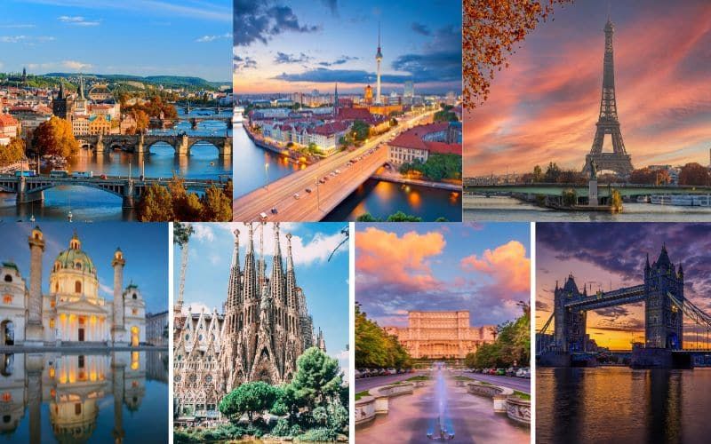 città da visitare in 3 giorni Europa