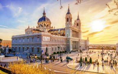 Madrid con la sua cattedrale