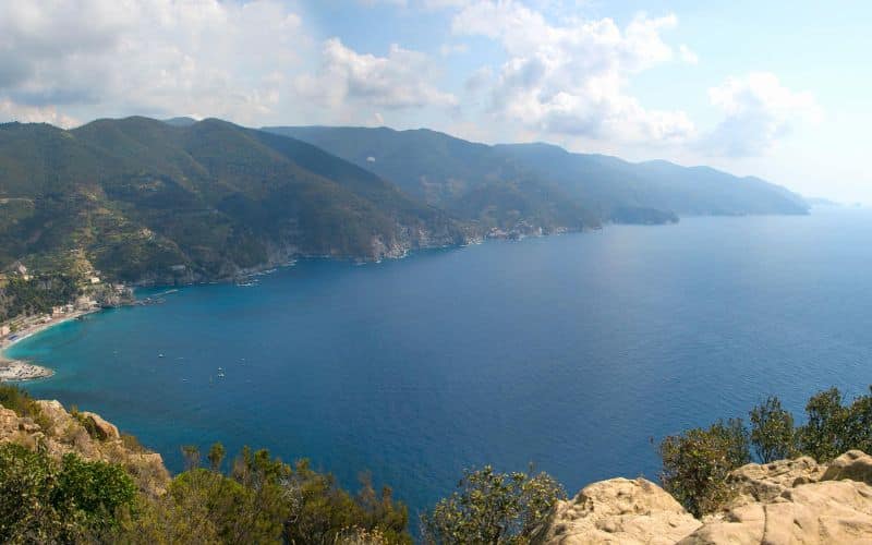 foto di punta mesco in Liguria, luogo dove fare immersioni