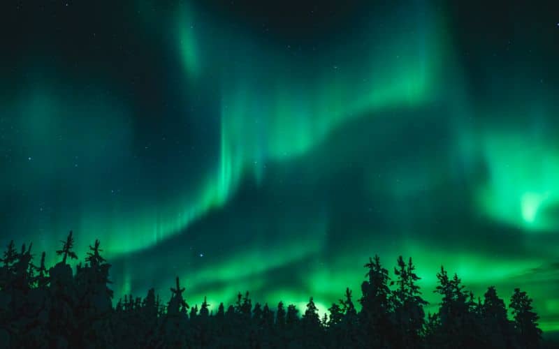 Hurtigruten aurora boreale