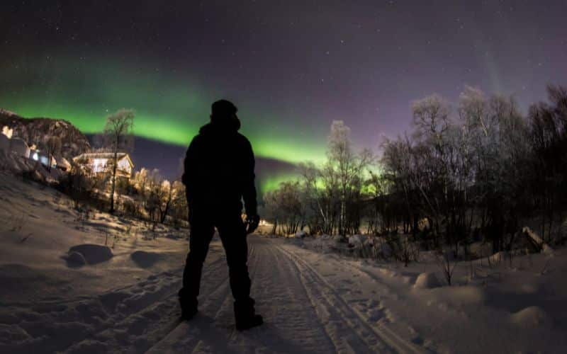 Kirkenes aurora boreale norvegia
